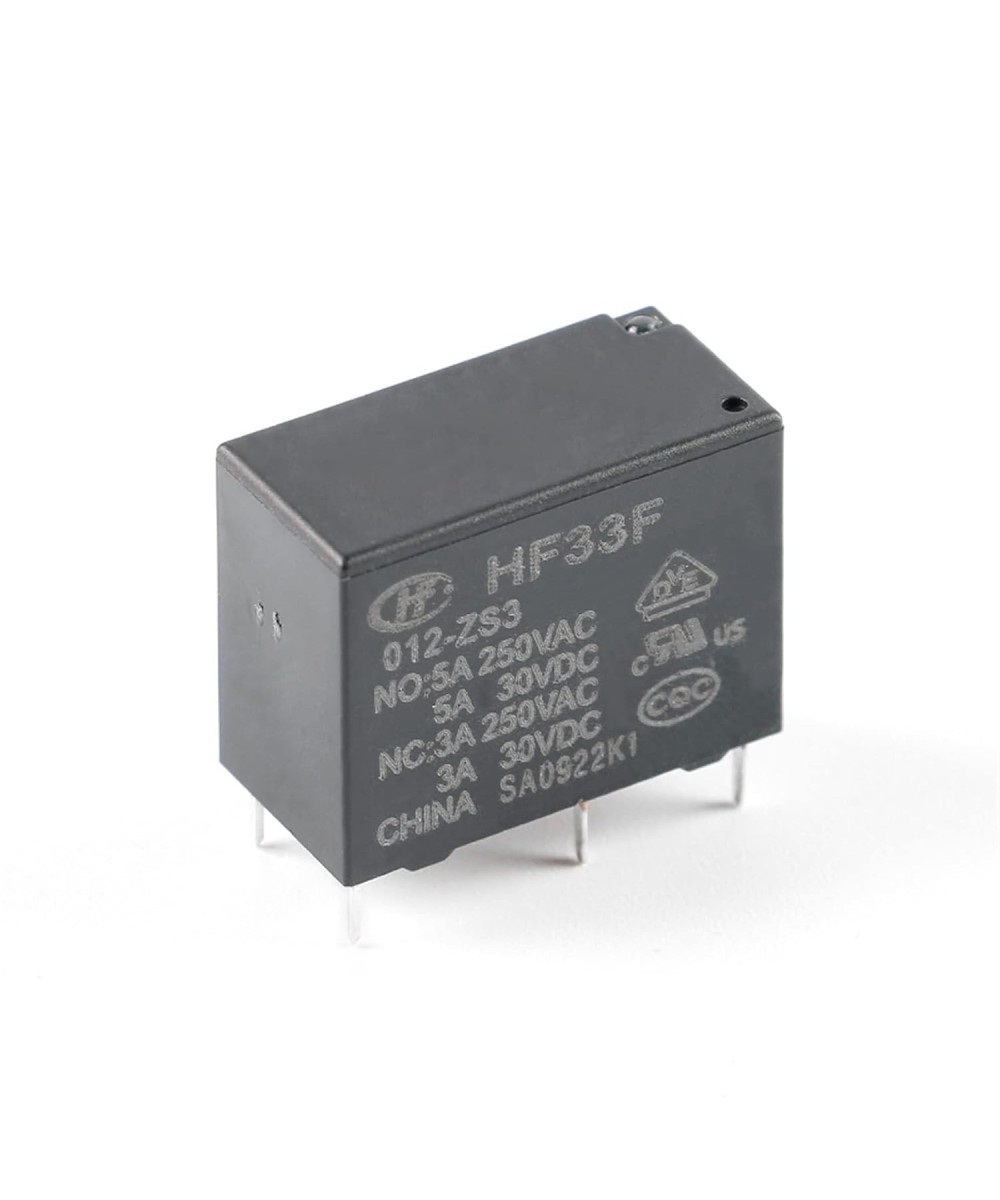 Mini Rele para PCB 5V/12/24V DC 5A HF33F